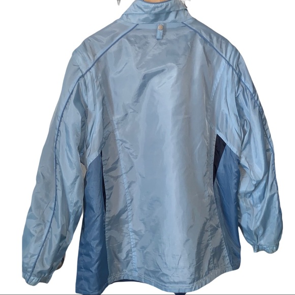 Alpine Tek Reversible Fleece & Waterproof Blue Outdoor Sport Hiking Jacket - Picture 4 of 7